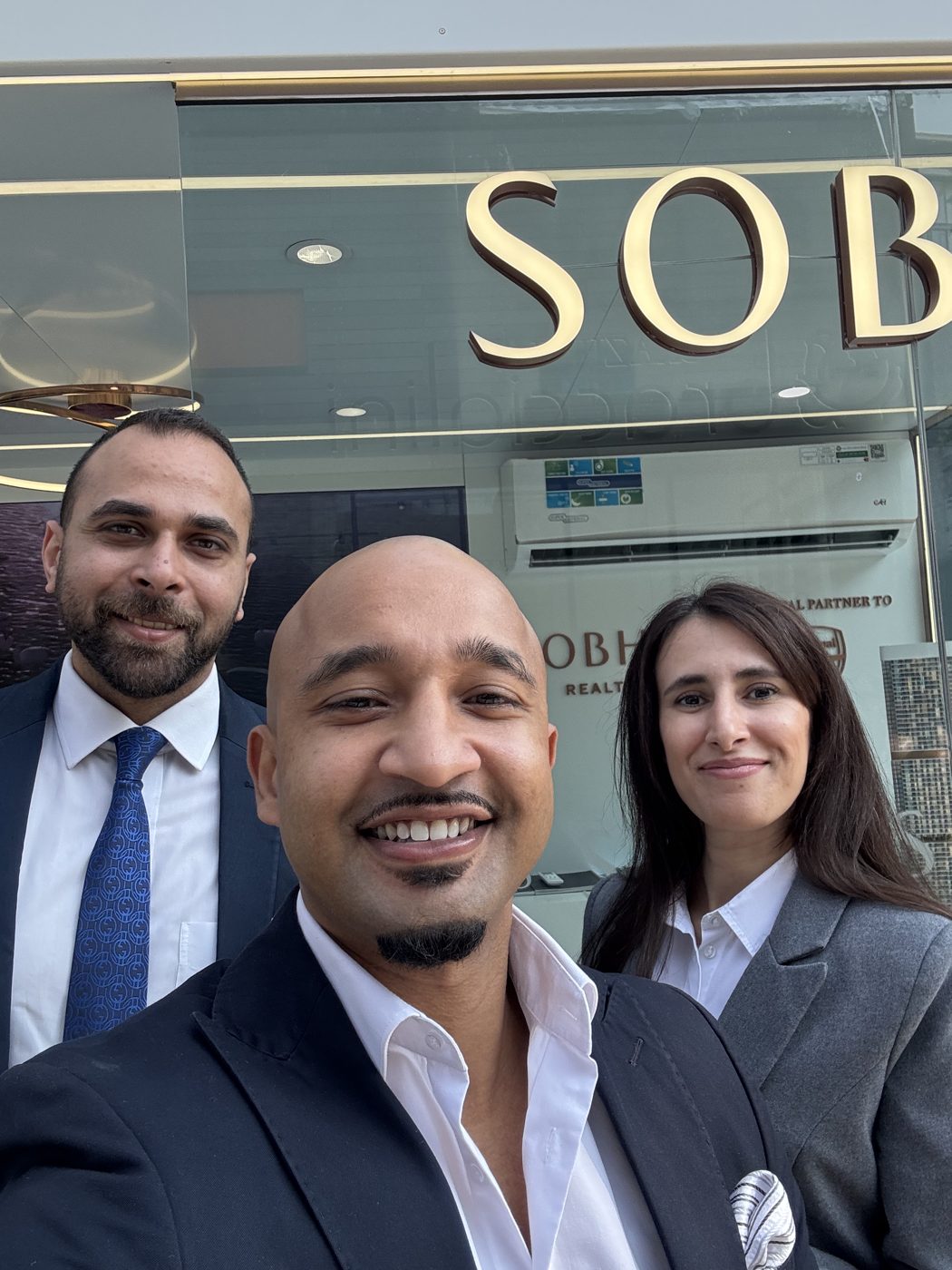 With partners at a developer office