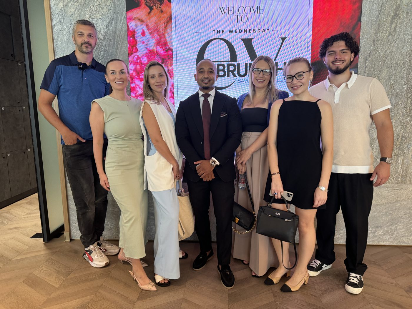 Idris Dad with the advisory team