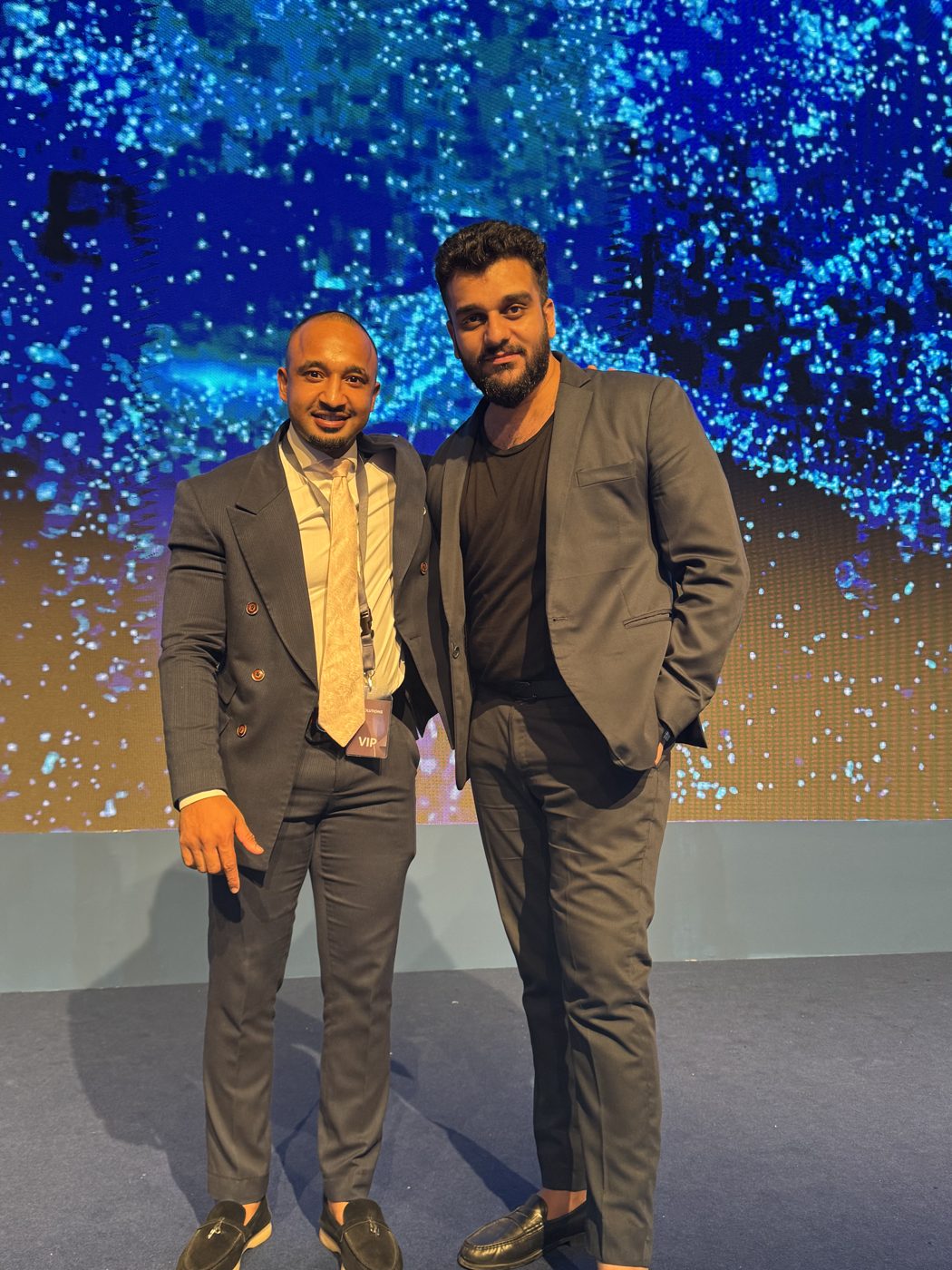 At an evening launch event
